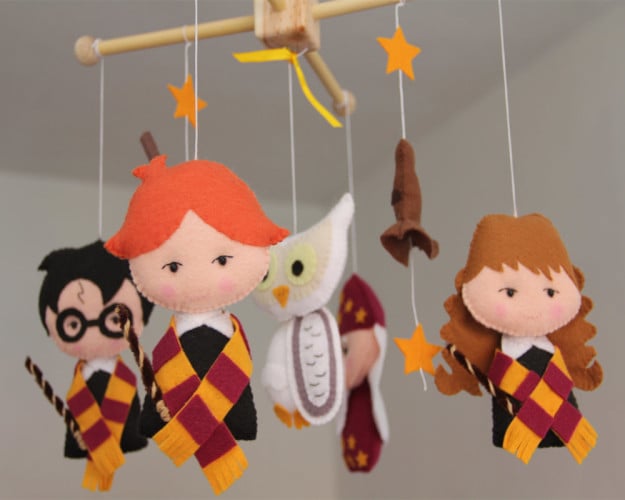 Móvil con los personajes de Harry Potter