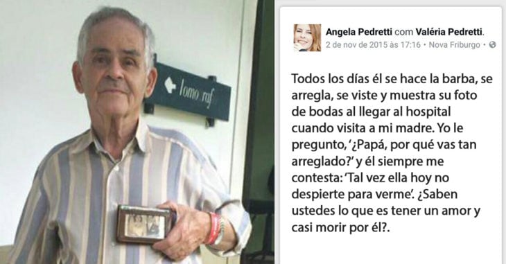 Este hombre de 85 años vestía elegante todos los días para visitar a su esposa en el hospital