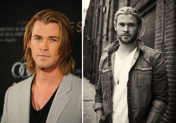 Chris Hemsworth antes y después.