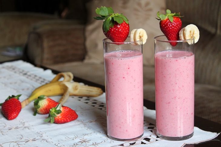 batido de fresa