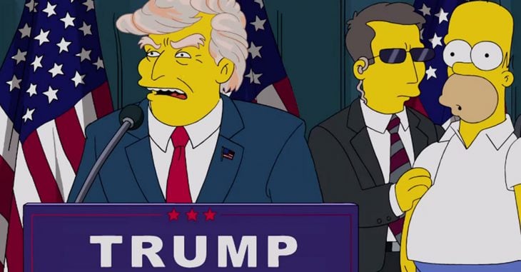 El momento exacto en que Los Simpson predijeron el triunfo de Donald Trump 16 años atrás