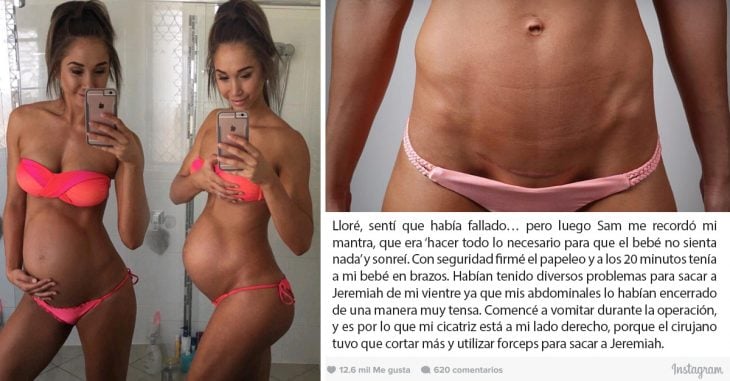 Ella se hizo viral por ser fitness durante el embarazo y ahora revela lo difícil que fue