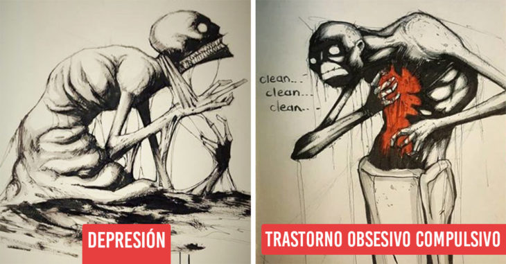 16 Enfermedades mentales sobrecogedoramente ilustradas