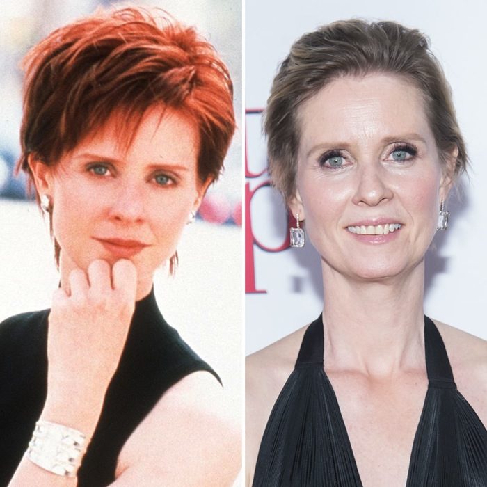 Cynthia Nixon antes y después