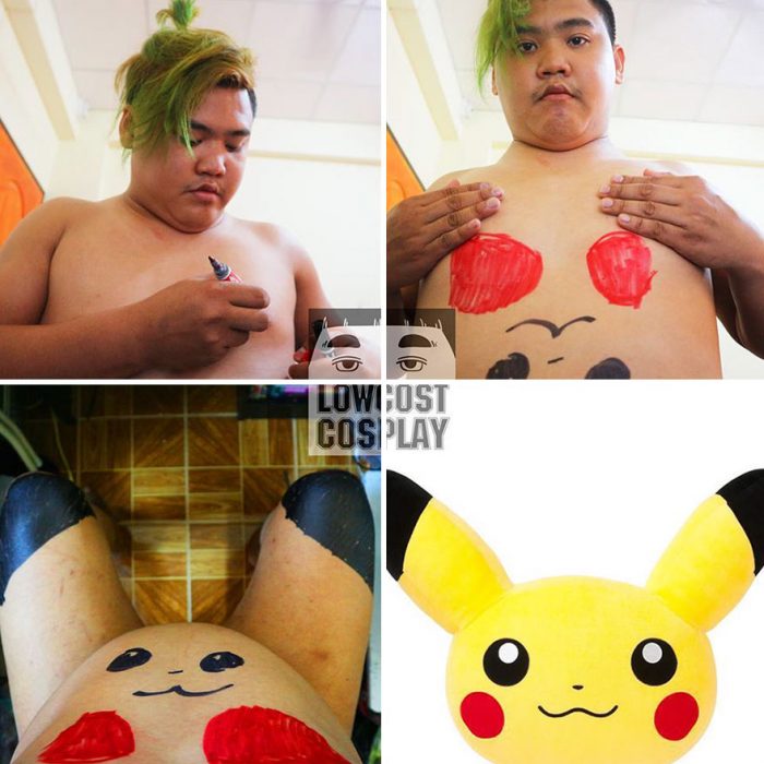 Disfraz de Pikachú. 