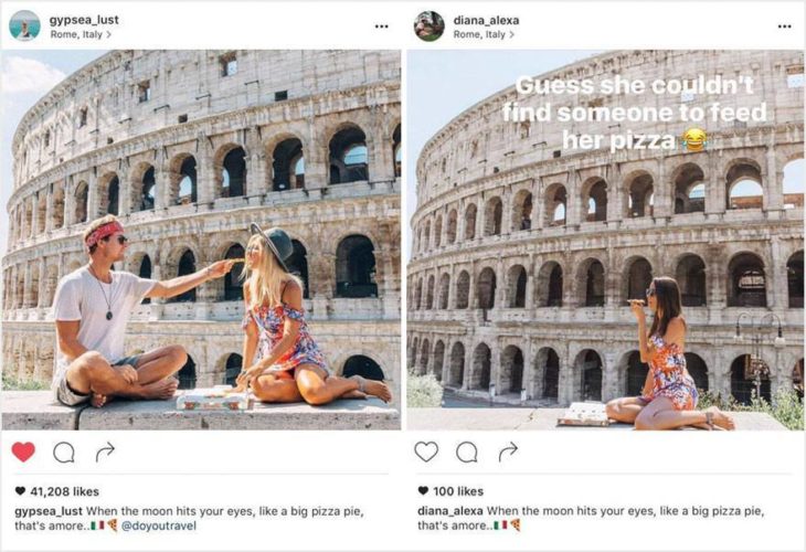 Fotografías en el Coliseo Romano. 