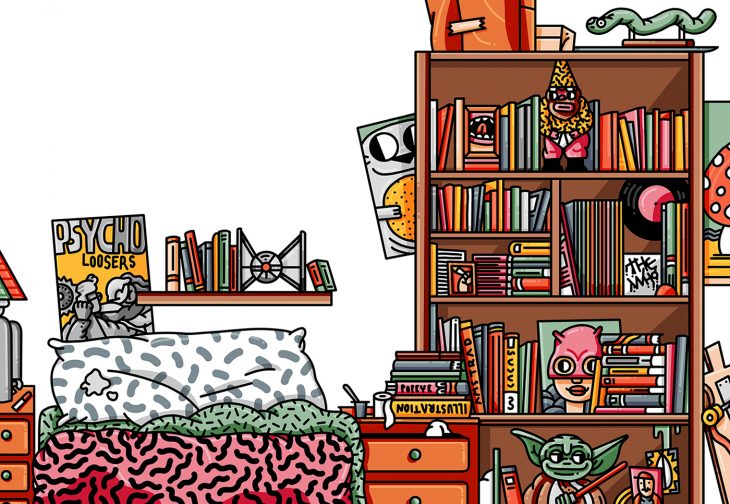 ilustración de habitación 