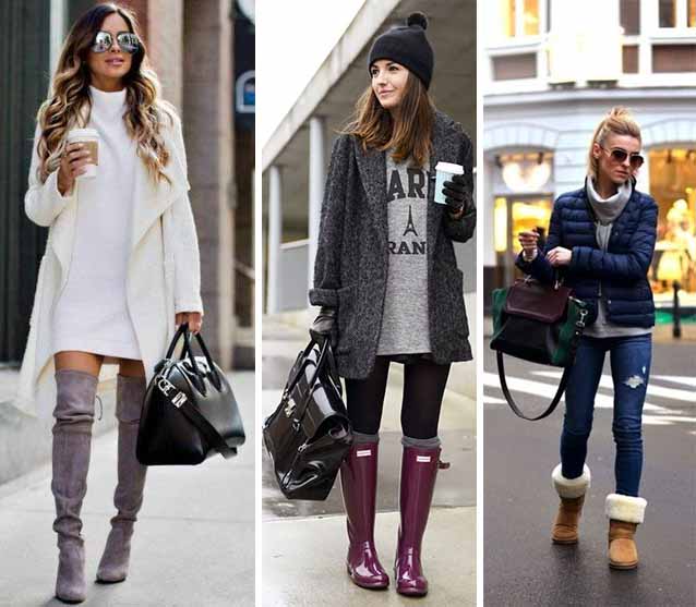 Botas de invierno. 