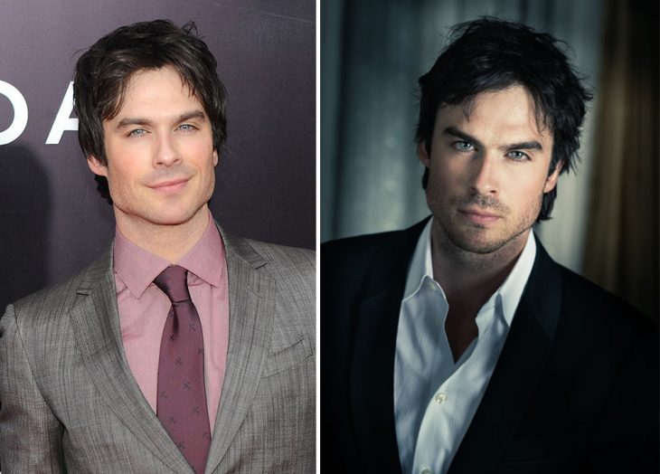 Ian somerhalder con y sin barba. 