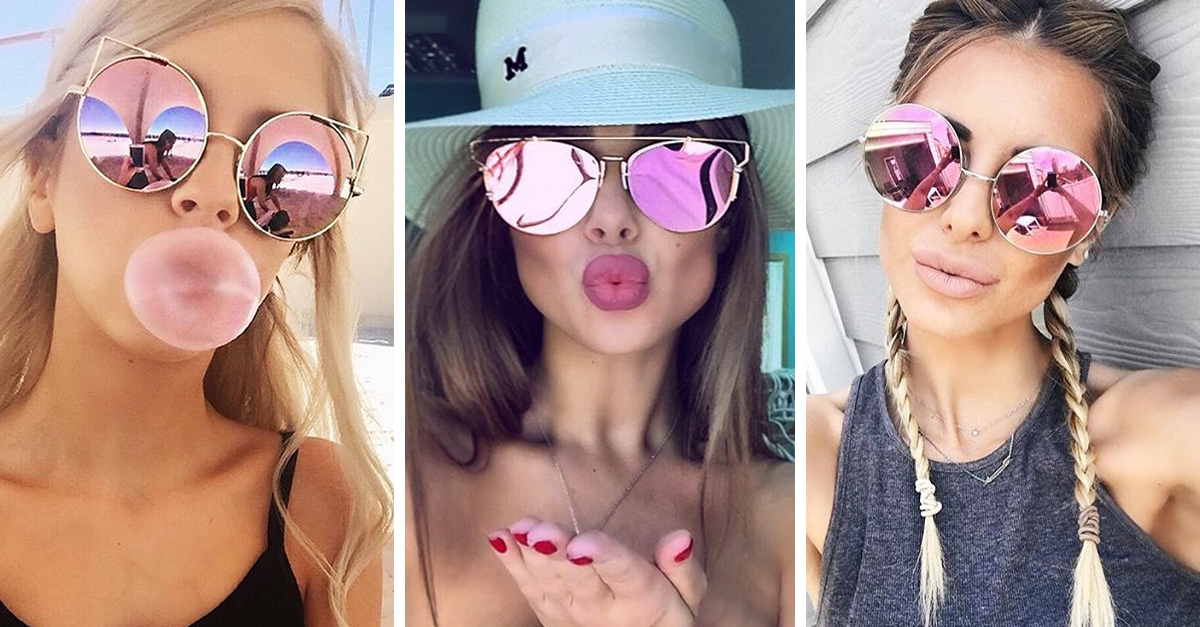 10 gafas rosa acabado que son tendencia del