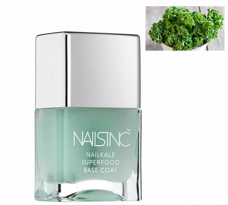 Esmalte con extracto de kale. 