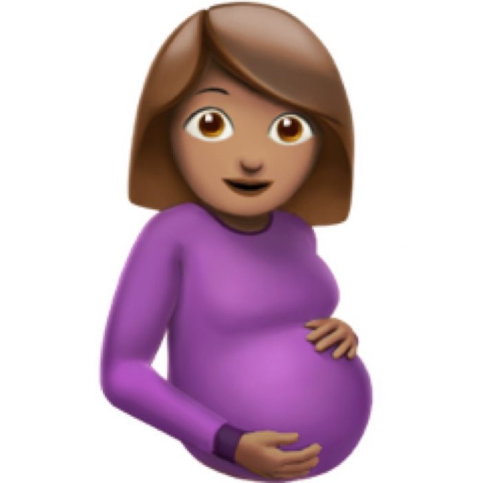 mujer embarazada emoji 