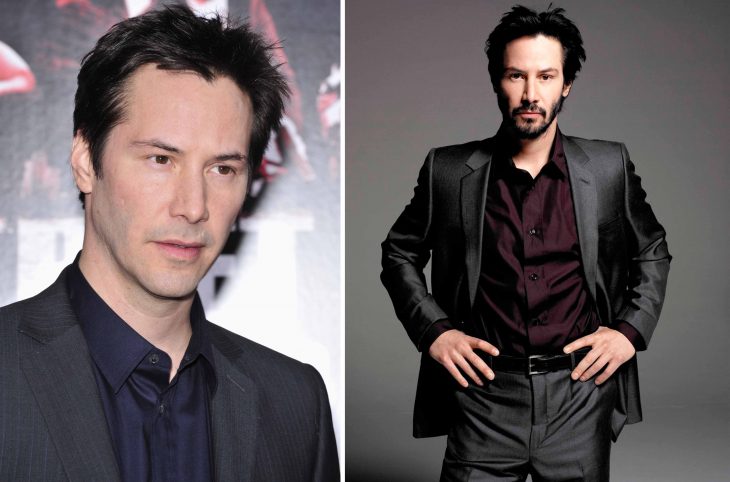 Keanu Reeves antes y después. 