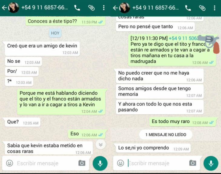 capturas de pantalla de whatsapp