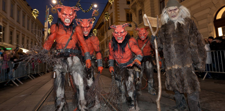 Krampus tradición Navideña en Europa Central 