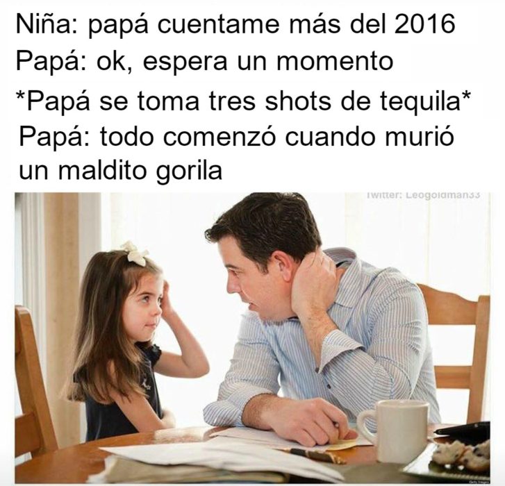 captura de pantalla twitter niña y padre 