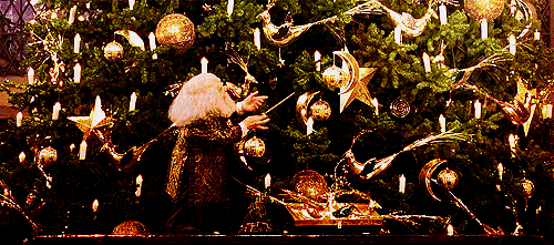 GIF Decoración de árbol de Navidad de Harry Potter 