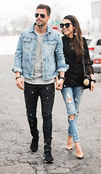 20 looks de parejas que combinaron su vestuario 20 looks de parejas que combinaron su vestuario