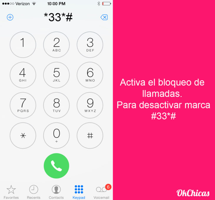 Teclado de iphone con códigos secretos para el celular 