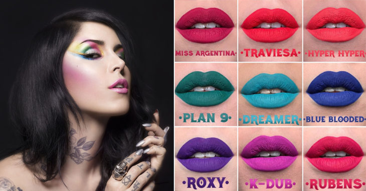 Kat Von D reveló sus 27 nuevos labiales y vas a quererlos todos