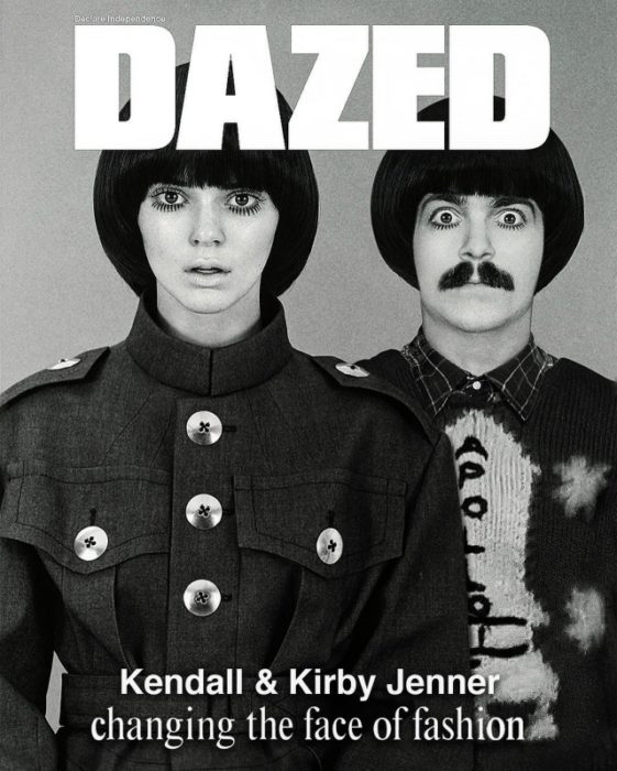 Kendall Jenner y Kirby en portada de revista 