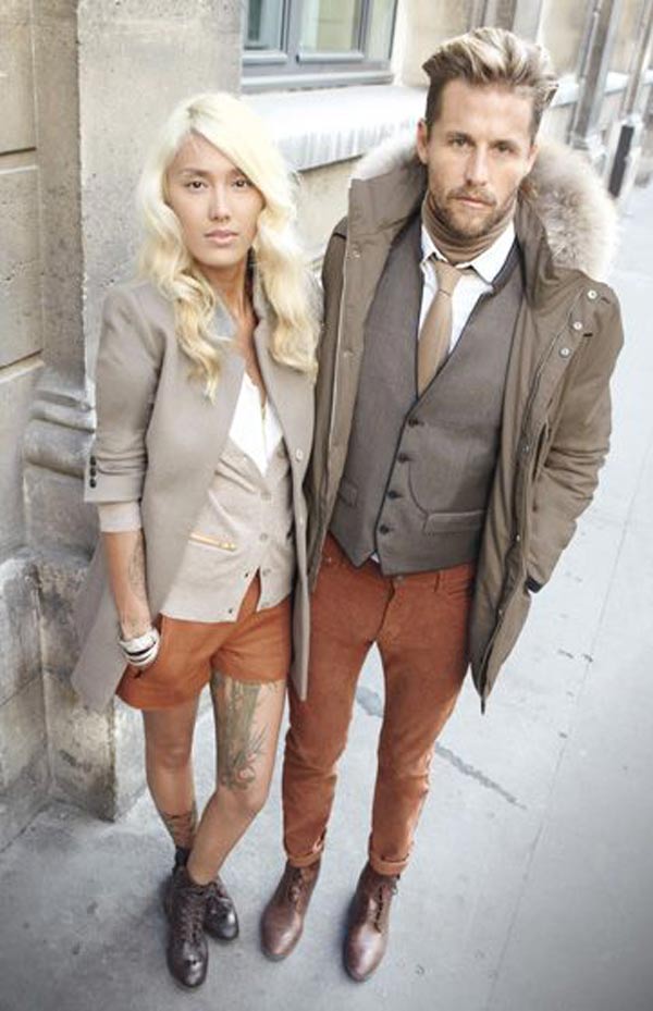 20 looks de parejas que combinaron su vestuario 20 looks de parejas que combinaron su vestuario