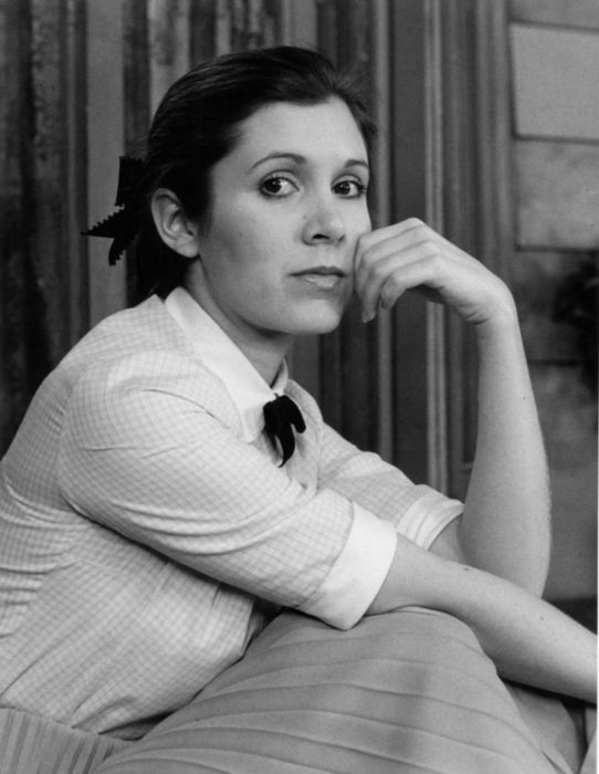 Carrie Fisher de joven