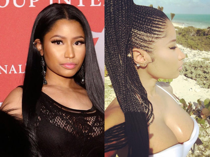 Niky Minaj con un cambio de look