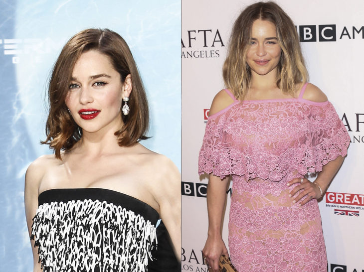 Emilia clark con un cambio de look