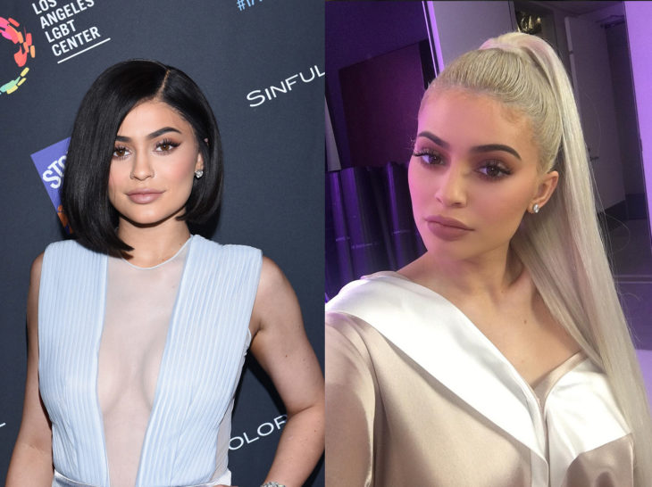 Kylie jenner con un cambio de look