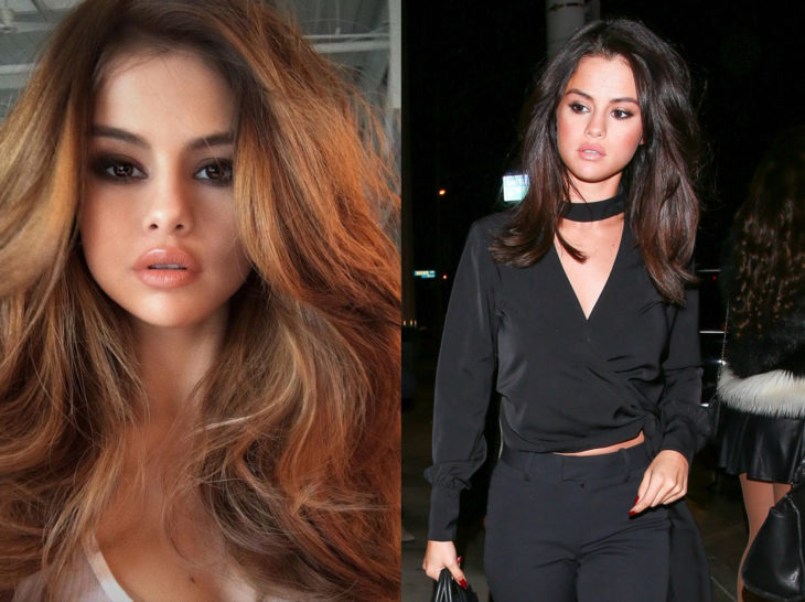 Selena gomez con un cambio de look