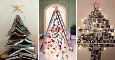 15 ideas de árboles de navidad que solo te tomarán 15 minutos