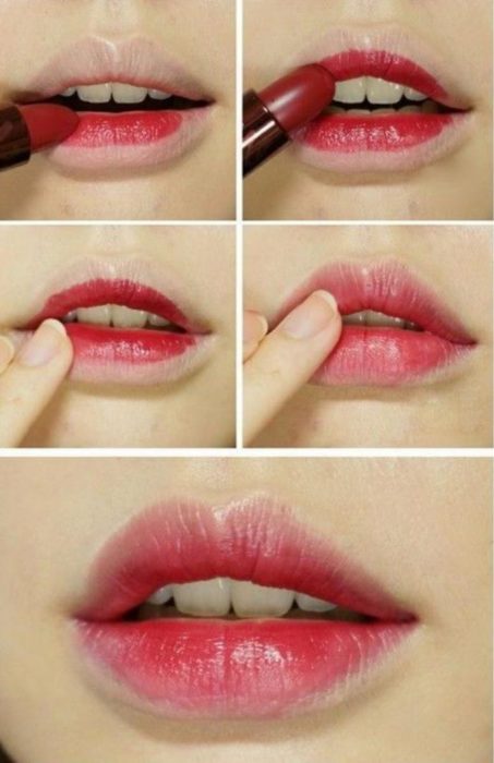 tutorial para labios gardient