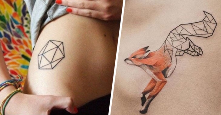 35 tatuajes geométricos que te encantarán por su perfección