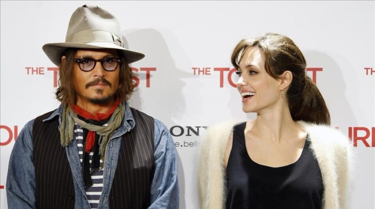 Johnny Depp y Angelina Jolie