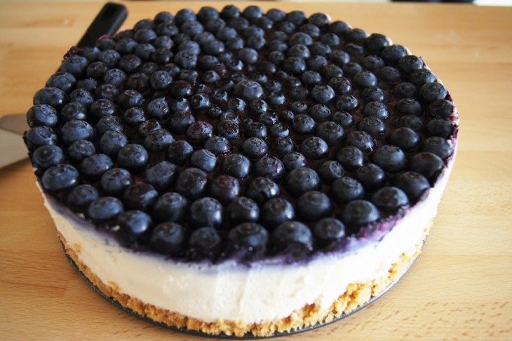 pastel de moras