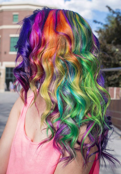 cabello arcoiris