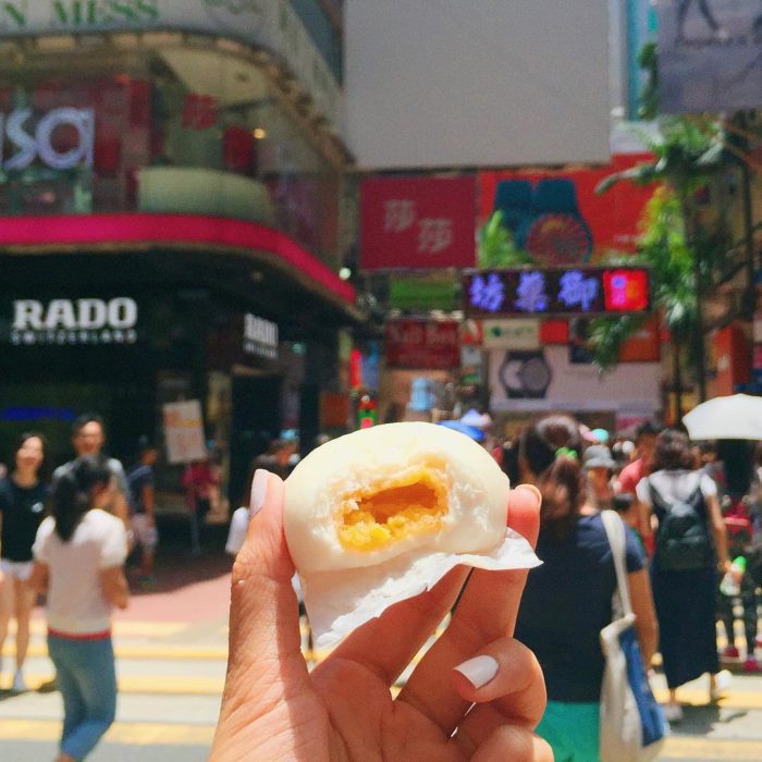 Pan de huevo de hong kong