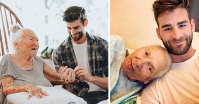 Este chico ‘adoptó’ a su vecina para que viviera feliz y amada sus últimos días