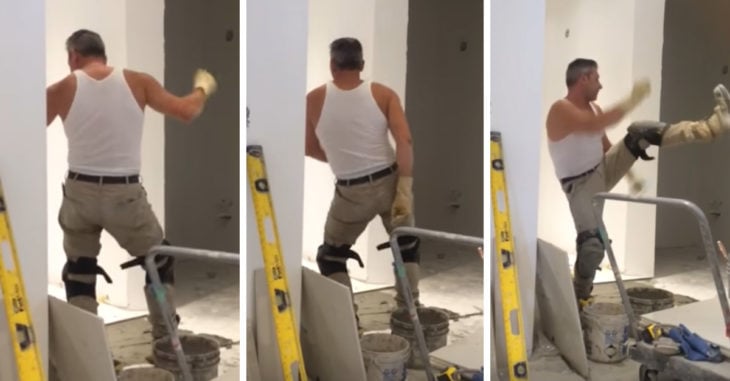 Este trabajador de la construcción es lo más sexy que verás hoy