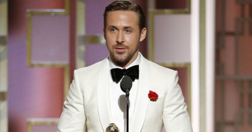 La declaración de amor de Ryan Gosling en los Golden Globes, lo convierten en el hombre perfecto