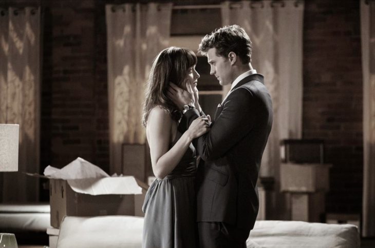 Escena de la película 50 sombras de grey 