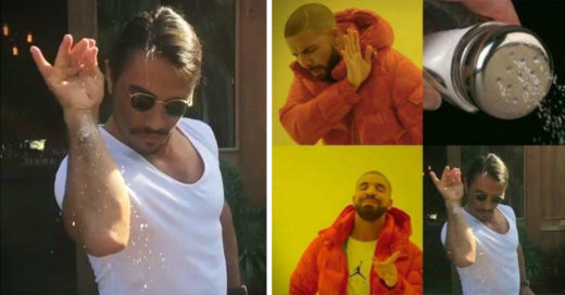 'Salt bae' abre nuestro apetito de memes y le pone la sal y pimienta al 2017