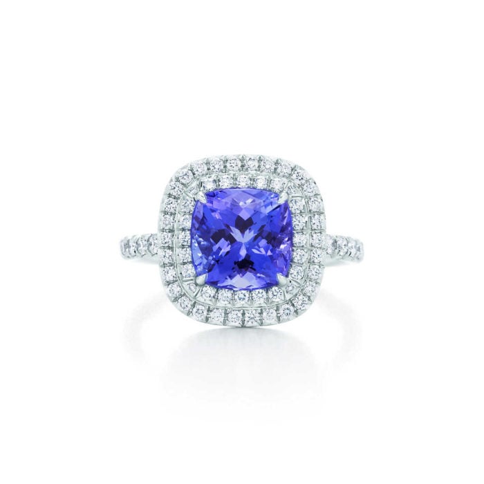 anillo de tanzanita