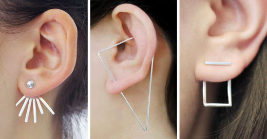 15 aretes minimalistas y geométricos que desearás tener