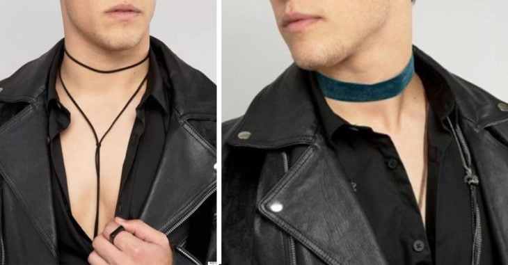Marca de ropa juvenil lanza choker masculino; Internet entra en debate de moda y género