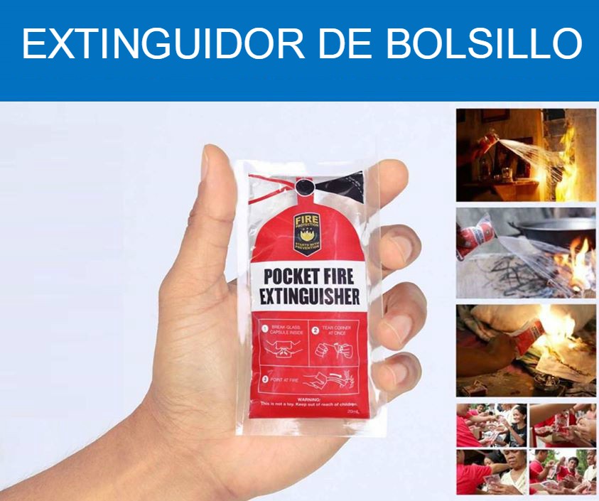 extinguidor de bolsillo