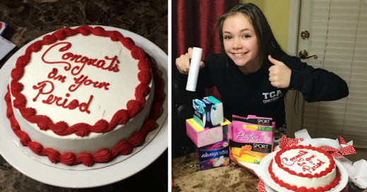 Una mamá le hizo a su hija una fiesta para celebrar "el primer periodo"