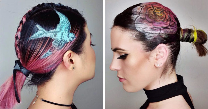 Hair Stencil la tendencia para cabello que se apodera de Instagram