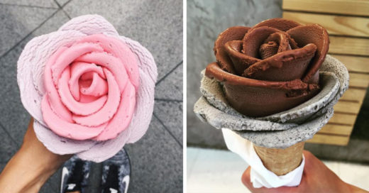 10 helados en forma de flor que no querrás comer